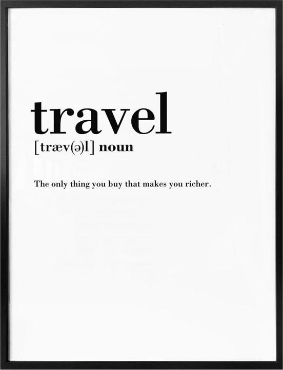 Immagine prodotto Trenddeko Grammatica - Viaggi (30 x 40 cm)