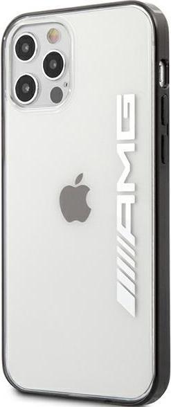 Immagine prodotto Mercedes AMG AMHCP12LAESLBK Custodia rigida trasparente per iPhone 12 Pro Max verniciata metallizzata (Apple iPhone 12 Pro Max)