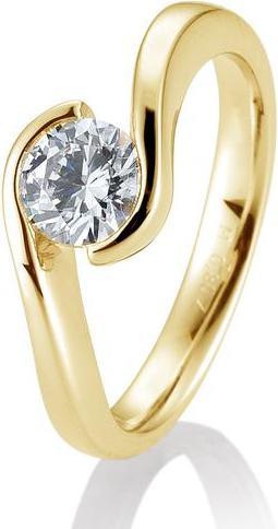 Actual product image Breuning Ring swing 0.80-1.50 ct. (52, 750/18 K Gold)