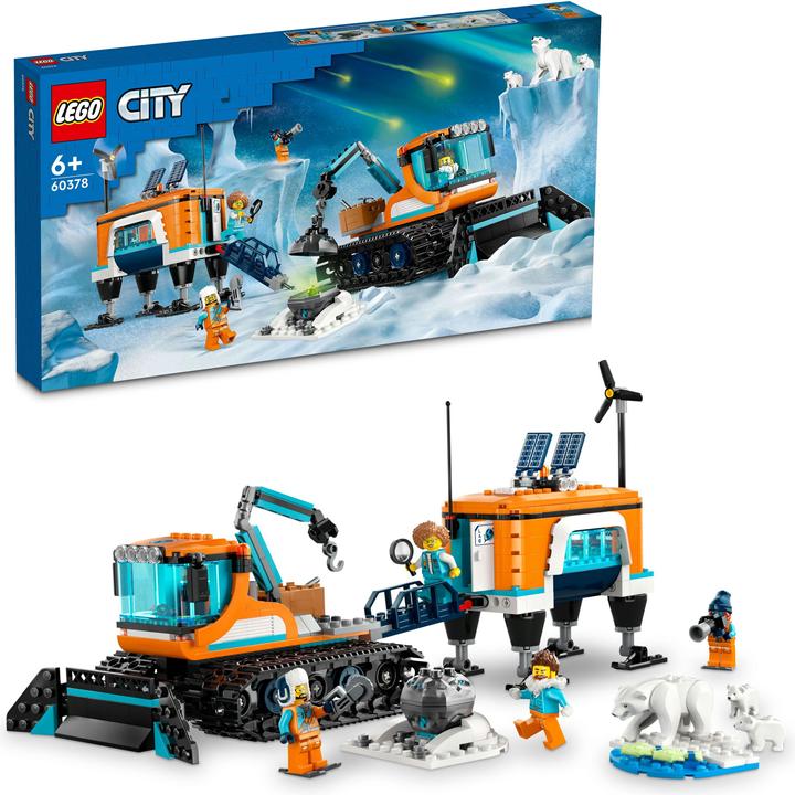 Produktbild LEGO City Arktis-Schneepflug mit mobilem Labor (60378, LEGO City)
