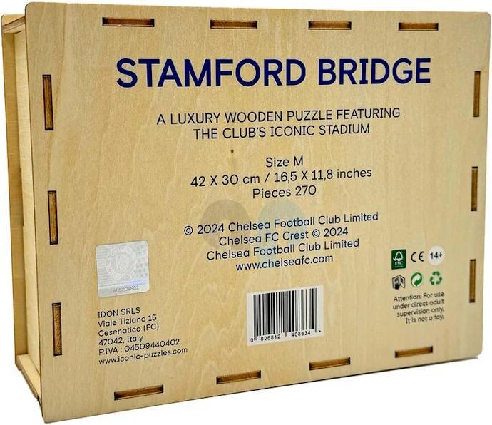Immagine prodotto Iconic Chelesea FC - Stadio Stamford Bridge - Puzzle in Legno Taglia L (500 Pezzi) (500 pezzi)