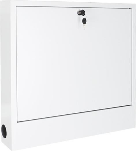 Immagine prodotto Multibrackets Cassetta a muro con serratura, bianca, capacità di carico 5 kg (Muro, 19", 5 kg)