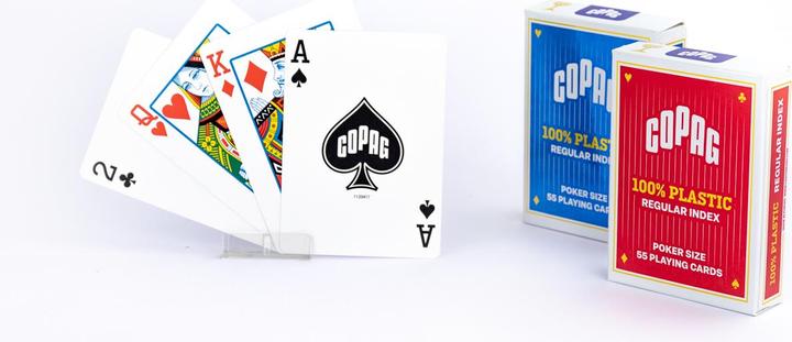 Actual product image Copag Plastic Poker Cards Deck Regular