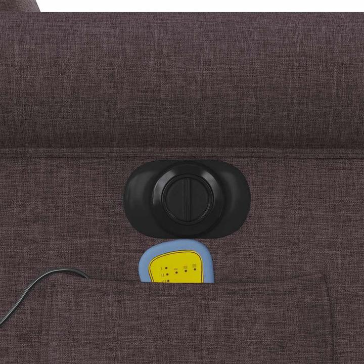Produktbild VidaXL Massagesessel Elektrisch Dunkelbraun Stoff