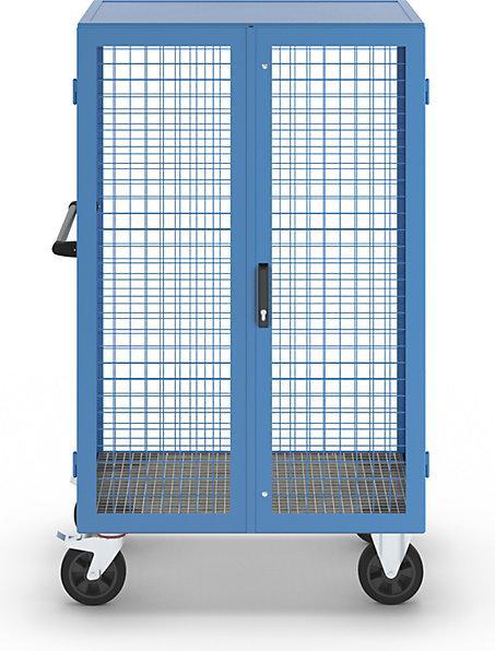 Produktbild eurokraft pro Gasflaschen-Gitterschrank, fahrbar, HxBxT 1800 x 1150 x 740 mm (115 cm, 180 cm)