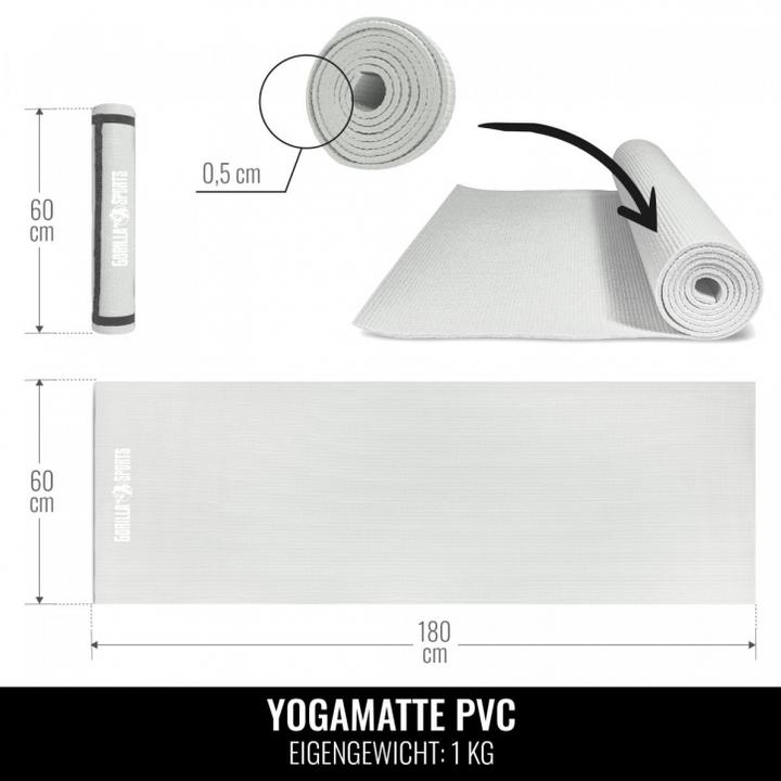 Actual product image Gorilla Sports Yoga mat (5 mm)