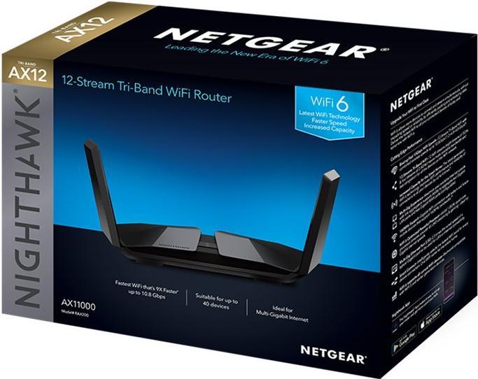 Actual product image Netgear RAX200 Nighthawk