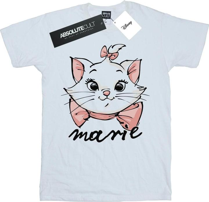 Immagine prodotto Disney The Aristocats Marie Sketch Face Maglietta Ampia Donna (L)