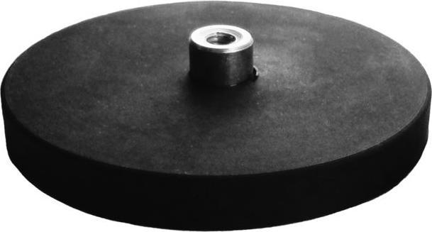 Produktbild Flachgreifermagnet Set 2-teilig mit Gewindebuchse Neodym