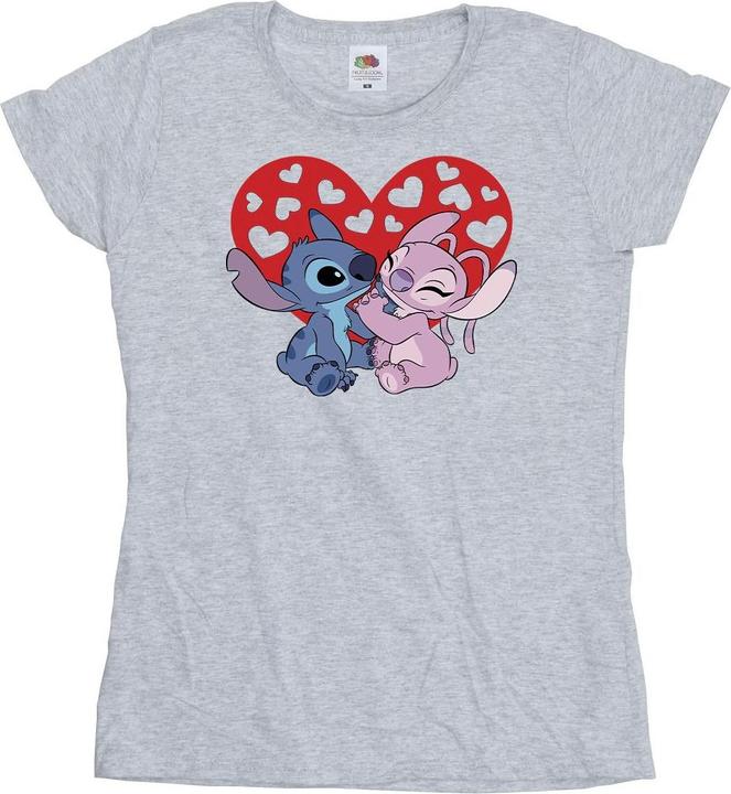 Immagine prodotto Disney Lilo & Stitch Hearts Maglietta Donna (L)