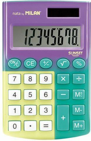 Image du produit et calculatrice 8 Position Pocet (Cellules solaires, Piles)