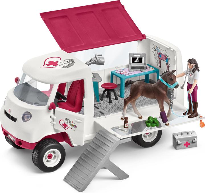 Actual product image Schleich Mobile veterinarian with Hanoverian foal