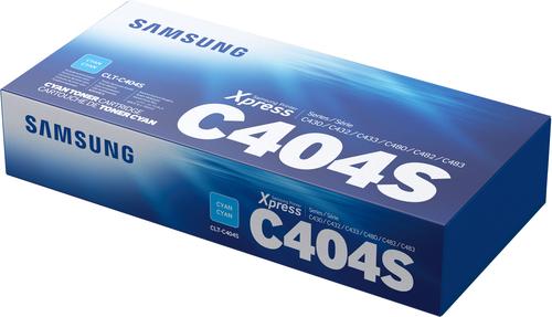 Actual product image HP Samsung CLT-C404S Cyan Toner Cartridge, 1000 pages, Cyan, 1 pc(s) (C)