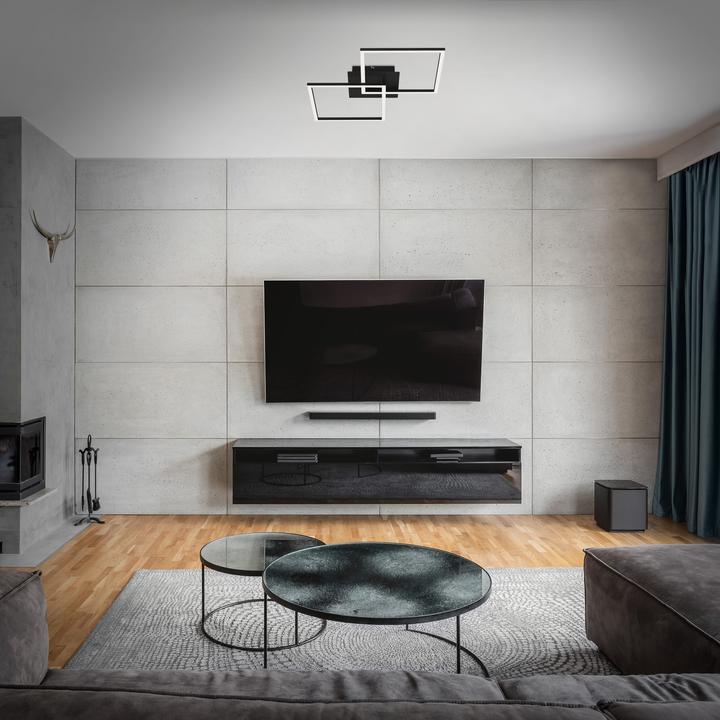 Immagine prodotto Briloner Plafoniera a LED, nero, LED/24W (1800 lm)