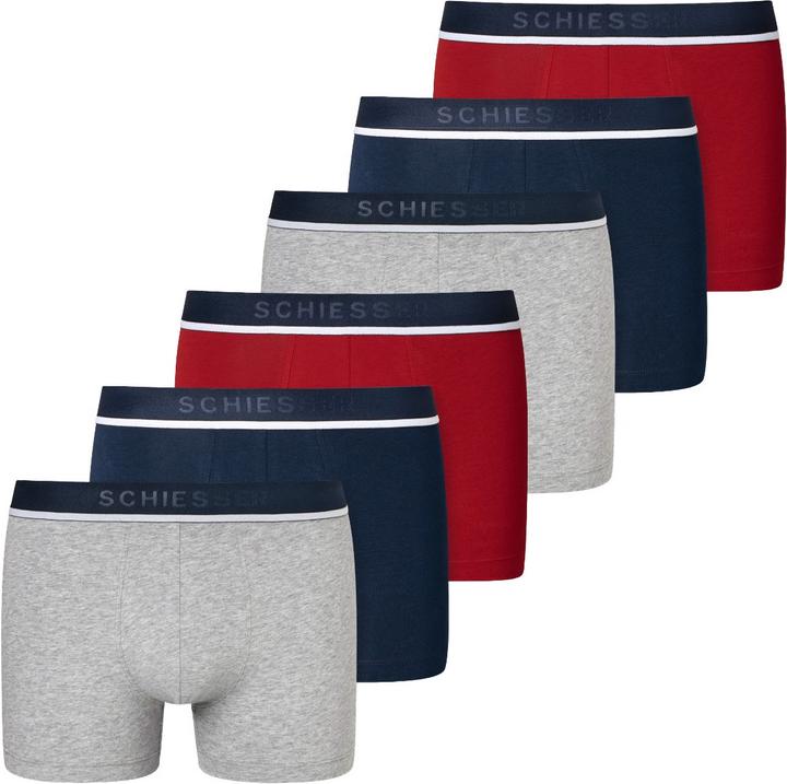 Blue, Red, Grey