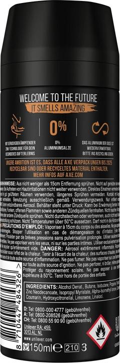 Actual product image AXE Collision (Spray, 150 ml)