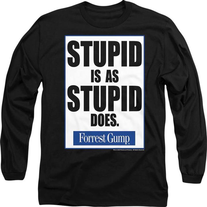 Image du produit Forrest Gump - T-shirt STUPID IS - Adulte (L)