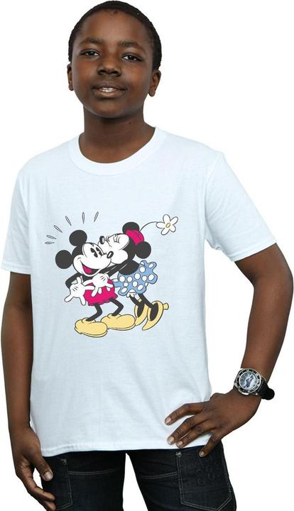 Immagine prodotto Disney Mickey And Minnie Mouse Kiss Maglietta Ragazzi (140, 146)