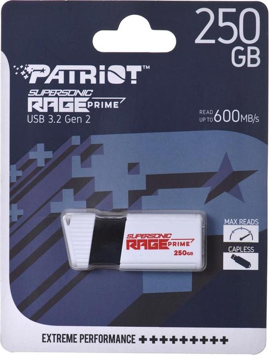 Actual product image Patriot PEF250GRPMW32U USB Flash Drive USB Type-A 3.2 Gen 2 (3.1 Gen 2) (250 GB, USB 3.2, USB-A)