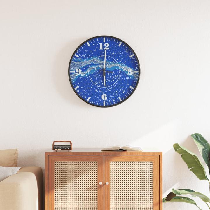 Produktbild VidaXL Wanduhr mit Leuchtender Skala und Zeiger Ø30 cm (30 cm)