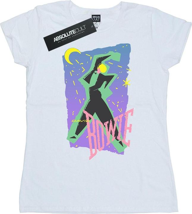 Actual product image David Bowie Womens/Ladies Moonlight Dance Cotton T-Shirt (S)