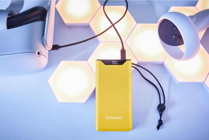 Produktbild Intenso Powerbank F10000 Yellow (gelb, 10.000 mAh, PD 3.0, Quick Charge 3.0) (10000 mAh, 20 W, 20 Wh)
