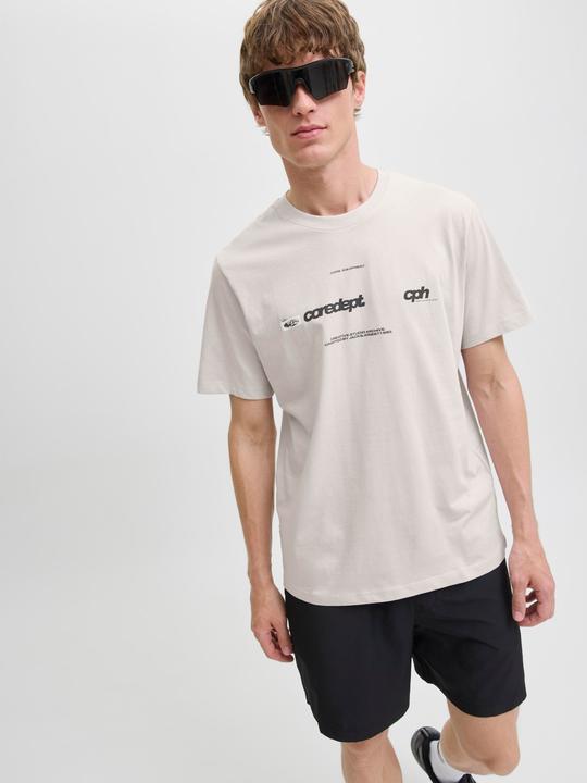 Actual product image Jack & Jones Gedruckt Rundhalsausschnitt T-shirt T-shirt (XL)