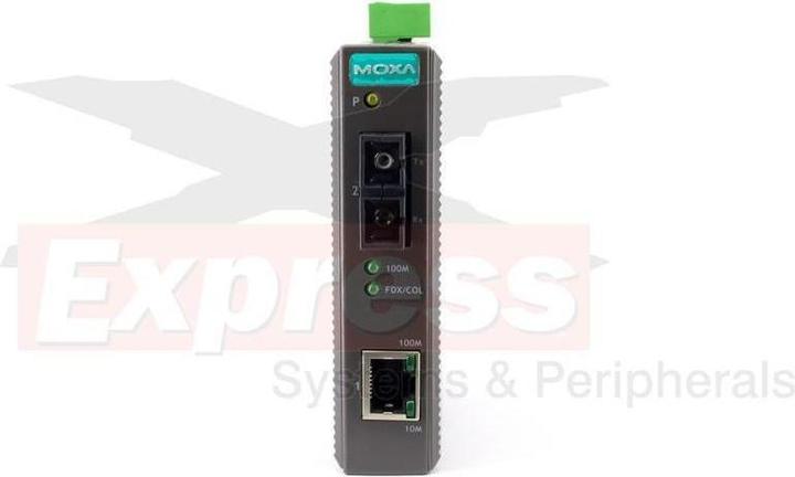 Produktbild Moxa IMC-21-S-SC - Industrieller 10100BaseT(X) auf 100BaseFX Medienkonverter, Singlemode, SC-Anschluss