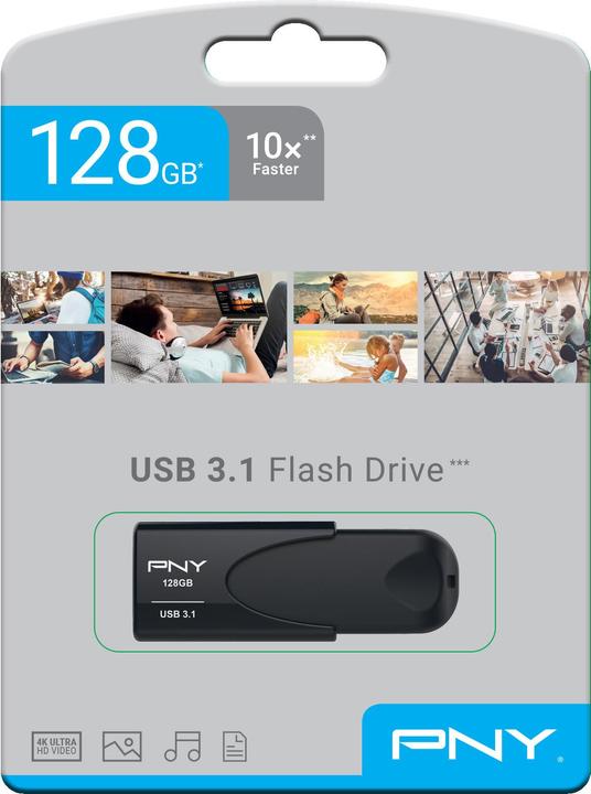Image du produit PNY Attaché 4 3.1 (128 Go, USB-A, USB 3.1)