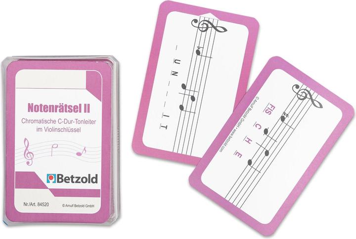 Produktbild Betzold Musik Notenrätsel II (Deutsch)