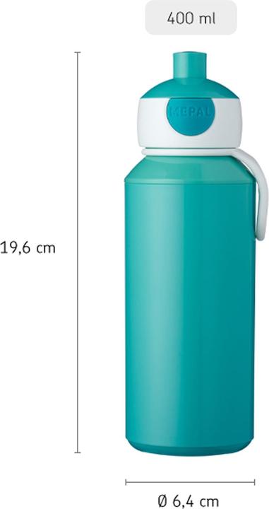 Produktbild Mepal Trinkflasche Pop-Up Campus 400 Ml - Cool Blue (0.40 l)