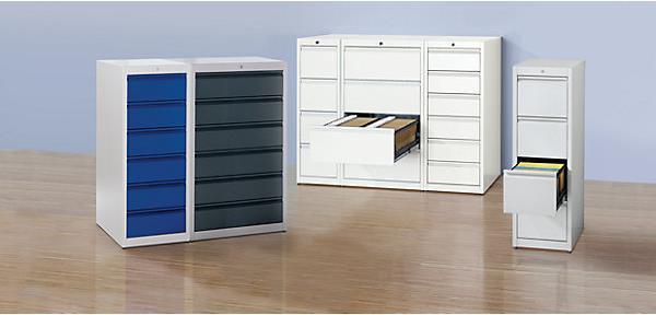 Produktbild Mauser Hängeregistraturschrank, Griffleisten (43.5 x 60 x 135 cm)