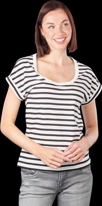 Produktbild Marc O'Polo Deep Round Neck T-Shirt Short Sleeve Multi/Black (XS)
