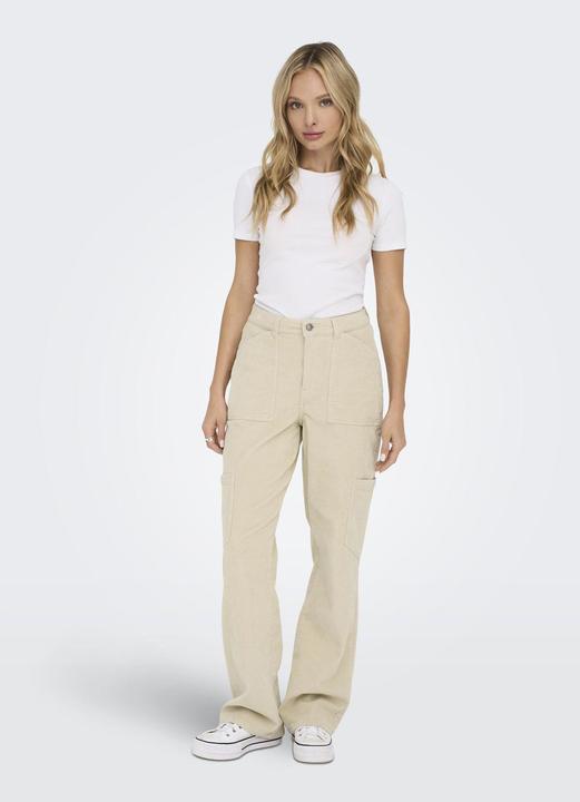 Produktbild Only Gerade geschnitten Hohe Taille Hose Cargo-Hose (M)
