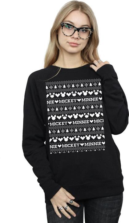 Image du produit Disney - Sweat MICKEY AND MINNIE CHRISTMAS FAIR ISLE - Femme (M)