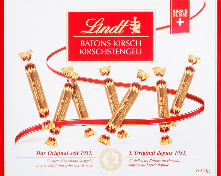 Actual product image Lindt Kirschstengeli (250 g)