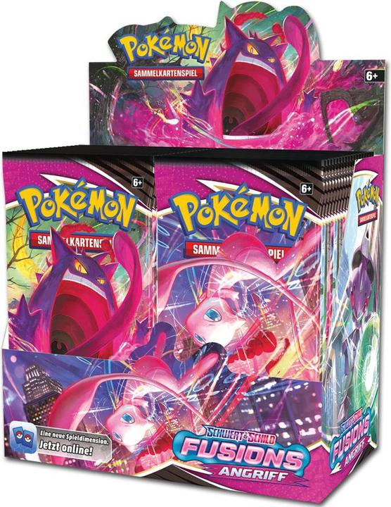 Produktbild Pokémon Pokemon Sammelkarten Schwert & Schild Fusions Angriff / Fusion Strike TCG Karten Box Display (Deutsch, Booster Display)