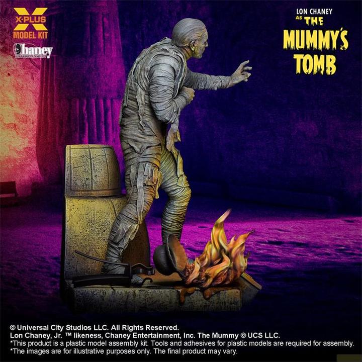 Produktbild X-Plus Das Grab der Mumie Plastic Model Kit 1/8 Lon Chaney Jr. as Mummy 23 cm
