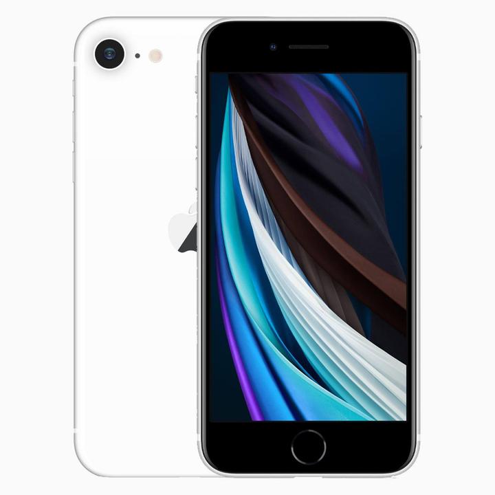 Forza Refurbished iPhone SE 2020 (64 GB, White, 4.70", 12 Mpx, Hybrid Dual SIM, A / Wie neu)