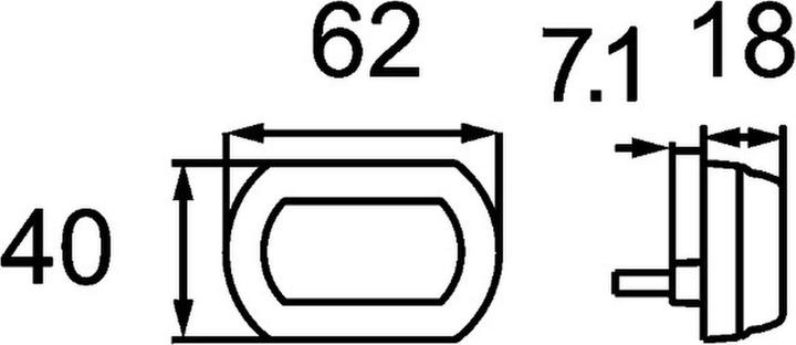 Produktbild Hella Positionsleuchte vorne LED 2PF 013 323-251