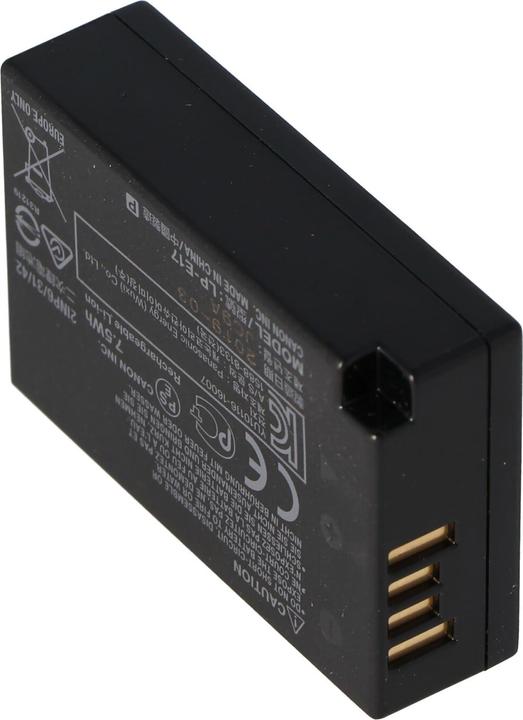 Actual product image Canon Battery LP-E17, BG-E18, EOS M3, EOS M5, EOS 250D, EOS 760D (Rechargeable battery)