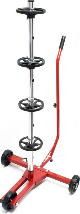 Image du produit Wiltec Arbre de rangement pour jantes Mobile Support pour pneux Voiture Rangement de jantes