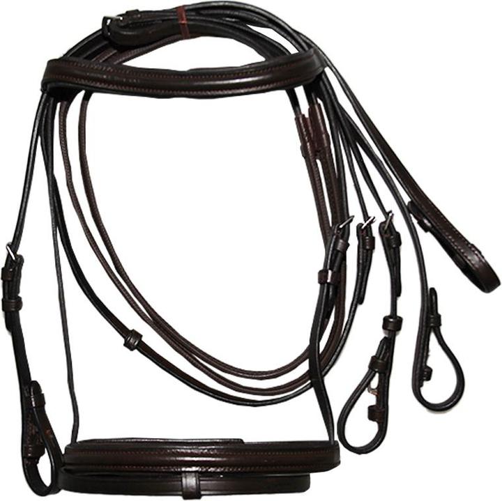 Actual product image Hy Padded Cavesson Bridle With Rubberised Reins