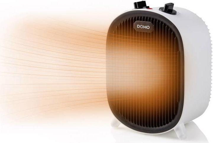 Image du produit Domo DO7325F Aérotherme Blanc, Noir (2000 W)