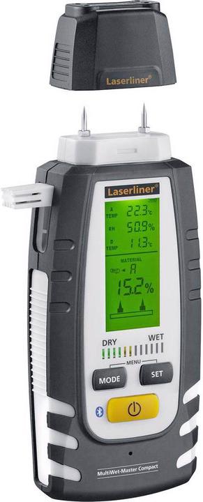 Laserliner MultiWet-Master Compact Plus Material Moisture Meter Temperature Measurement