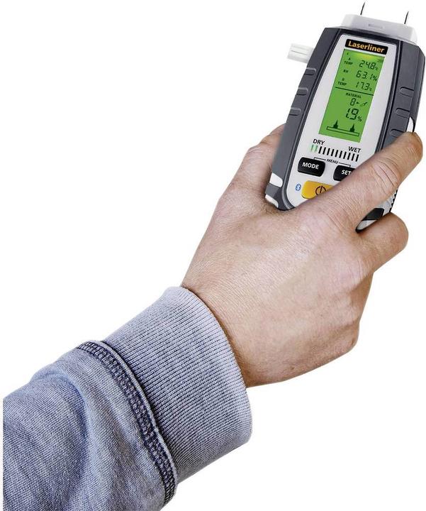 Produktbild Laserliner MultiWet-Master Compact Plus Materialfeuchtemessgerät Temperaturmessung