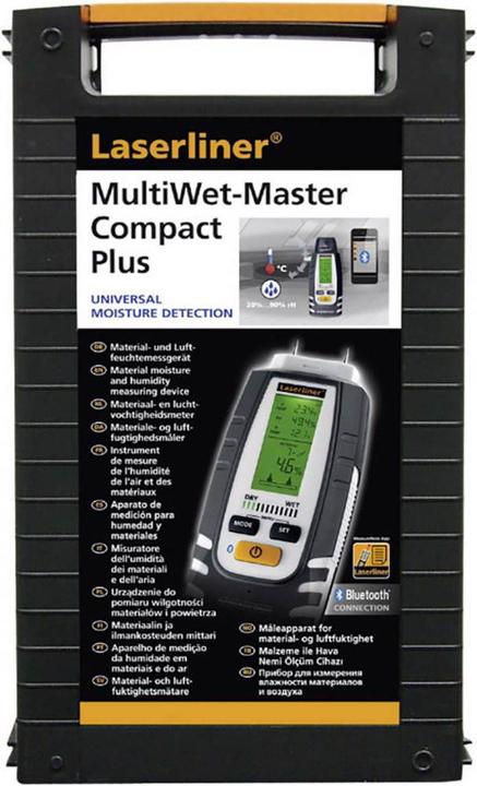 Produktbild Laserliner MultiWet-Master Compact Plus Materialfeuchtemessgerät Temperaturmessung