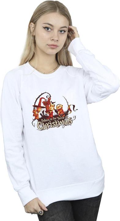 Actual product image Disney Womens/Ladies The Nightmare Before Christmas Christmas Terror Sweatshirt (4XL)