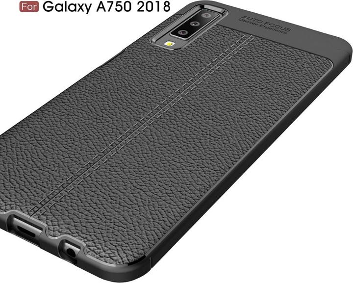 Produktbild Screenguard Samsung Galaxy A7 2018 Hülle Leather Design TPU Cover (Samsung Galaxy A7 (2018))