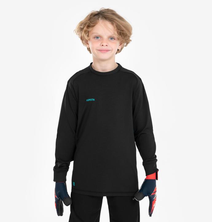 Produktbild Kipsta Kinder Fussball Torwarttrikot - F100 schwarz (6, 7, 8)
